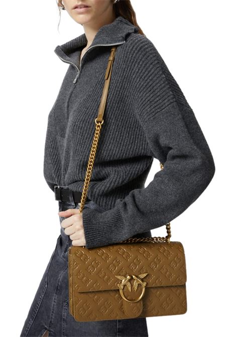 Love Bag leather shoulder bag with logo PINKO | bags | 100941 A1YBV68Q